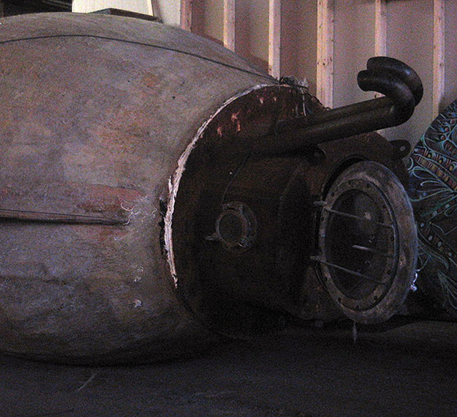 Duke Riley's Submarine, The Acorn, 2007, Alex Lines, photograph, Creative Commons License by Alex Lines.